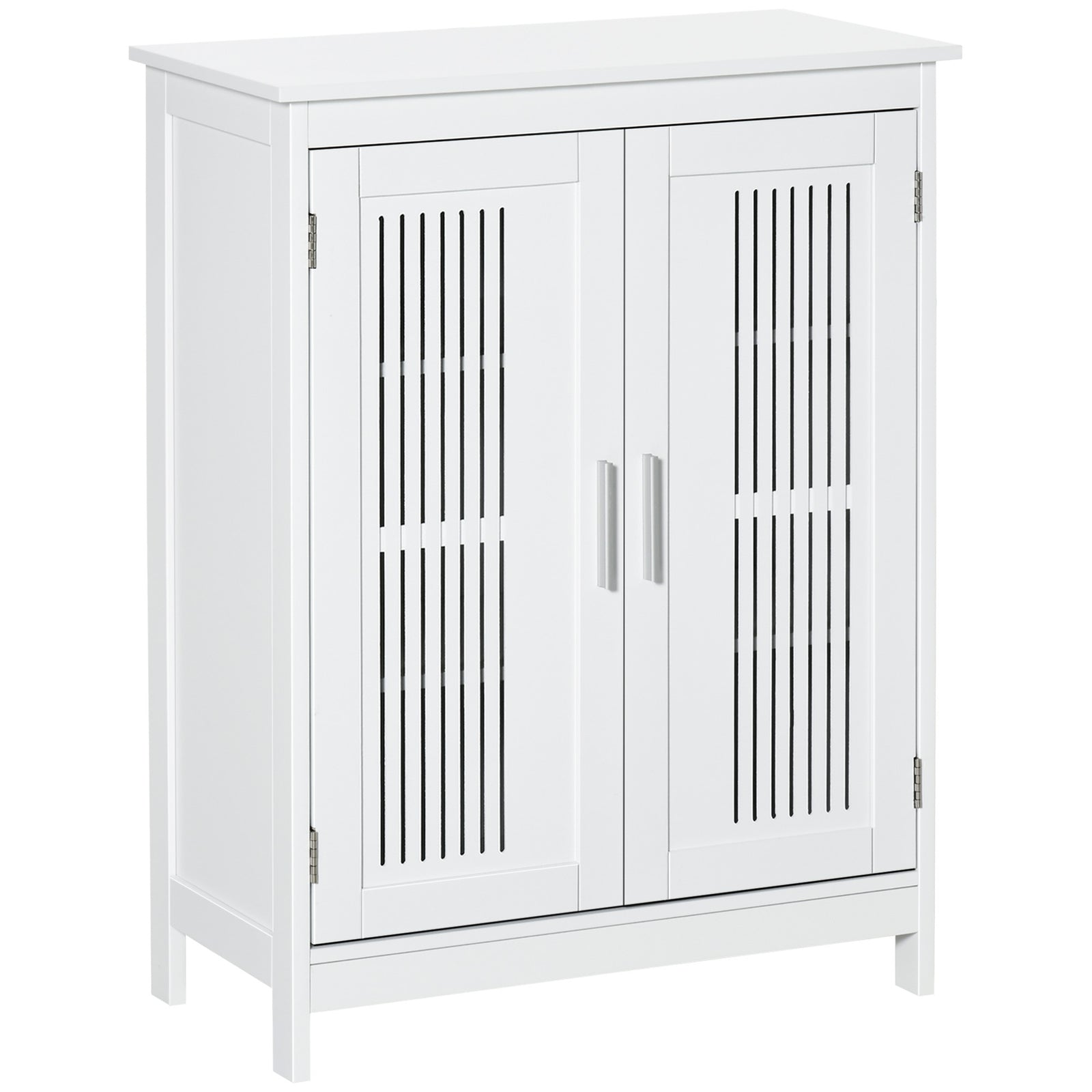 Modern Bathroom Floor Cabinet - White