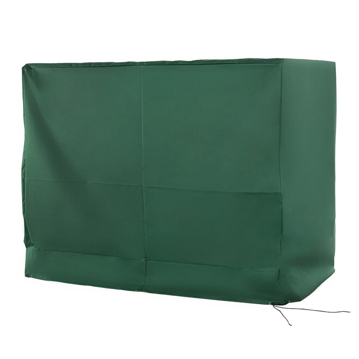 MCL 3-Seat Outdoor Garden Swing Chair Protective Cover Water UV Resistant, 240L x 133Wcm, Green