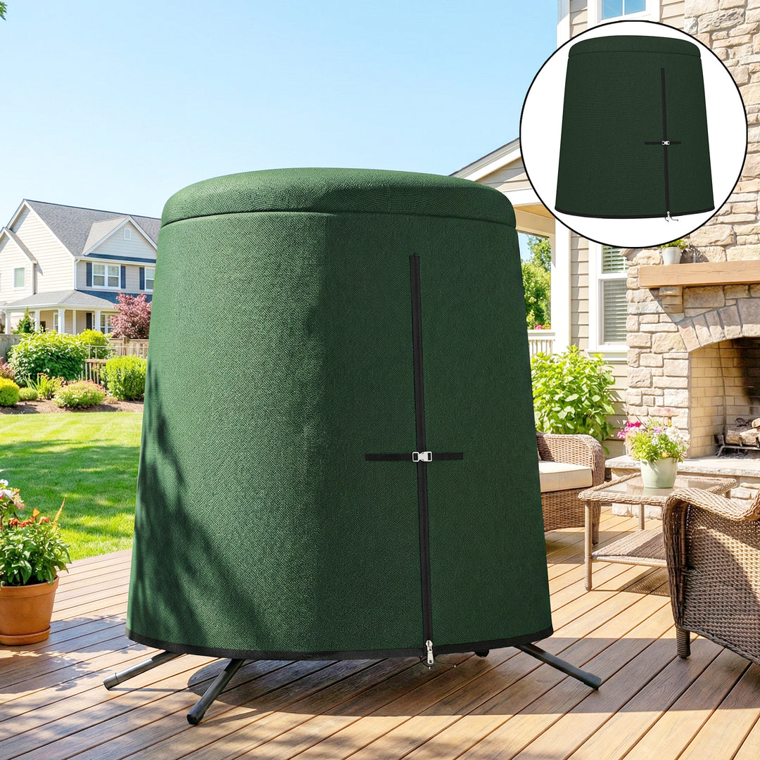 196 x 230 cm Hanging Egg Chair Protective Cover - Green