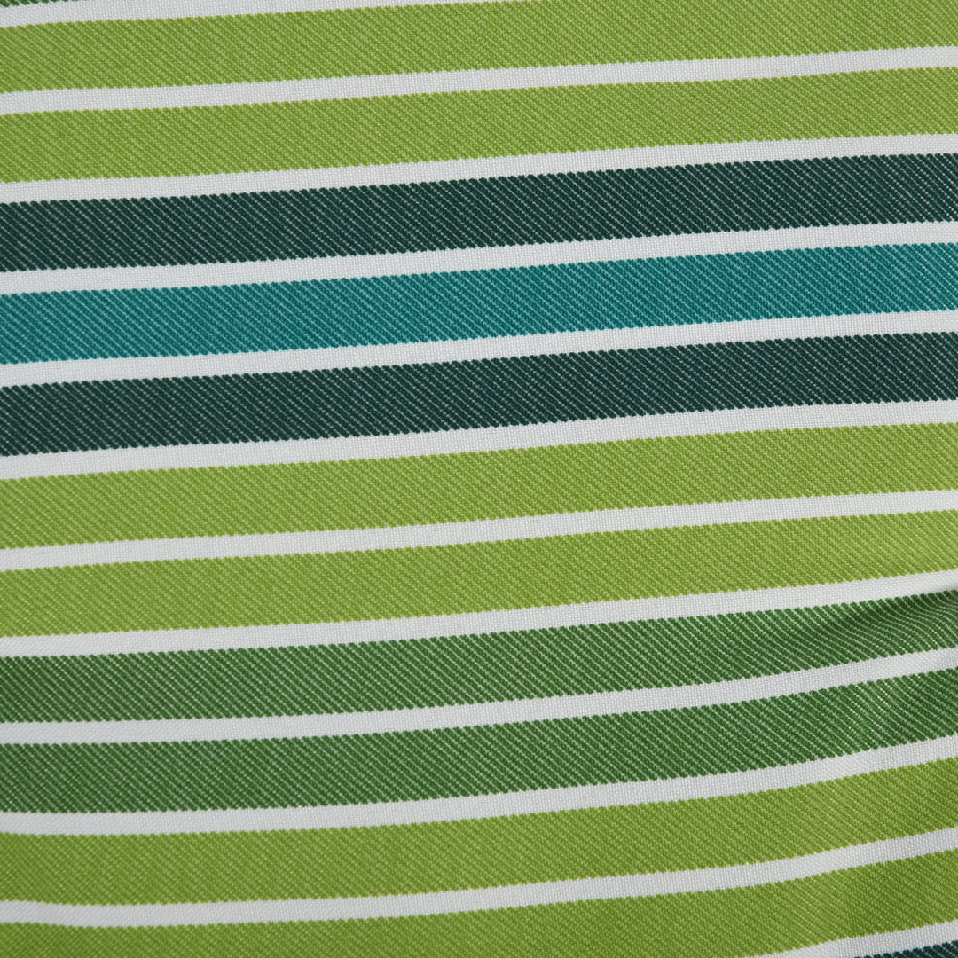 MCL Polyester Set Of 2 Swing Chair Cushion Green Stripes