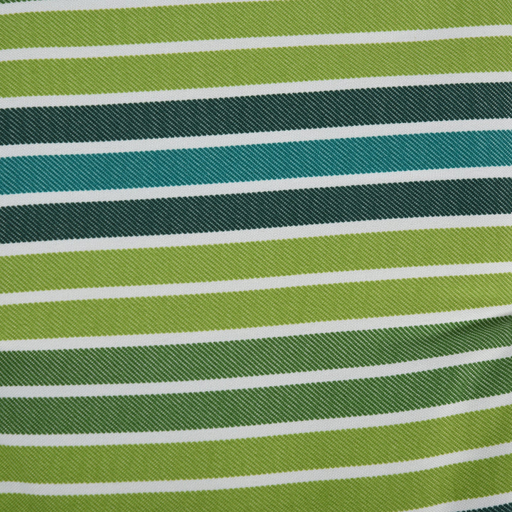 MCL Polyester Set Of 2 Swing Chair Cushion Green Stripes