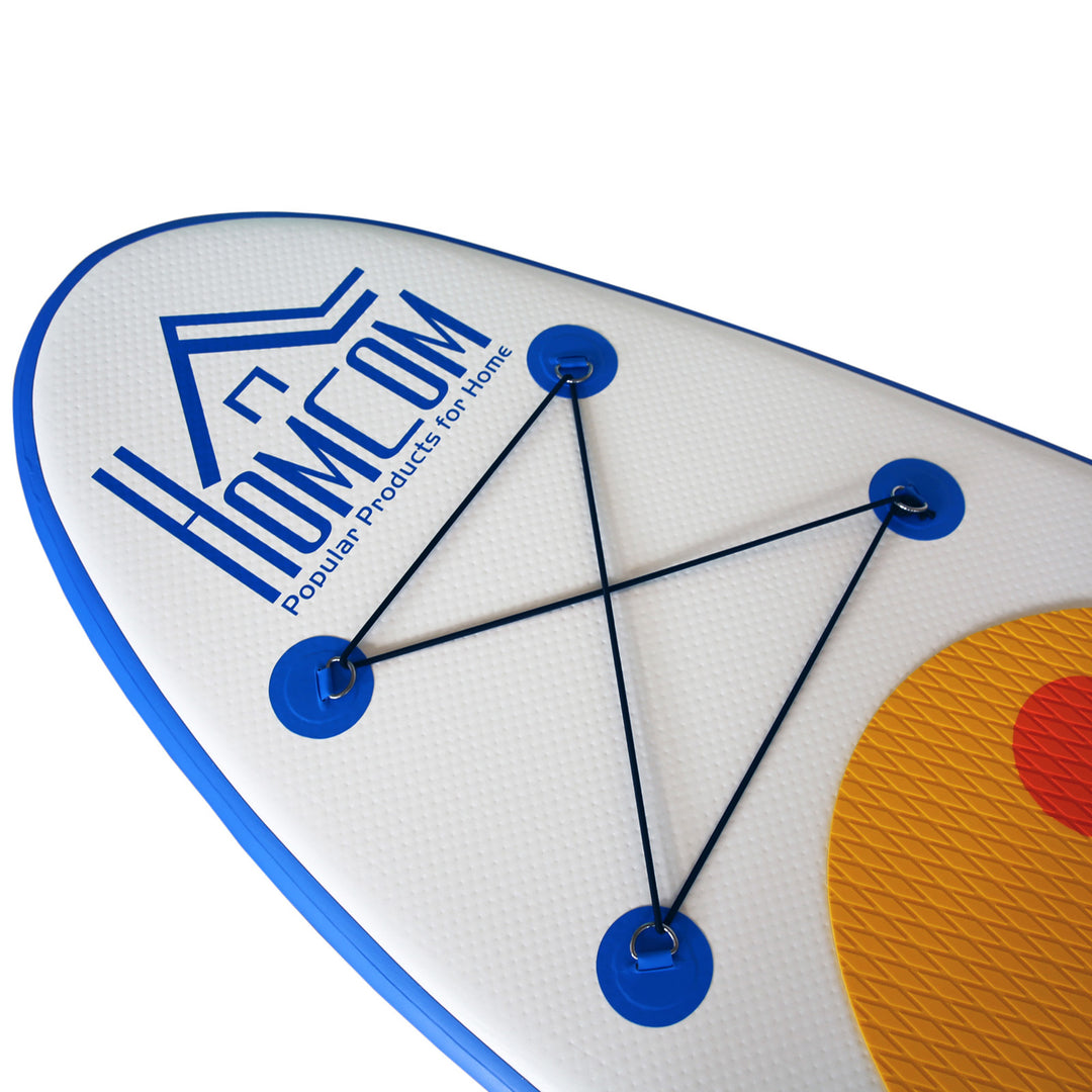 Inflatable Stand Up Paddle Board, 10' x 30" x 4", Non-Slip SUP, with ISUP Accessories, Hand Pump, 1 Fin, Adj Paddle, Backpack for Youth Adult Beginners/Experts