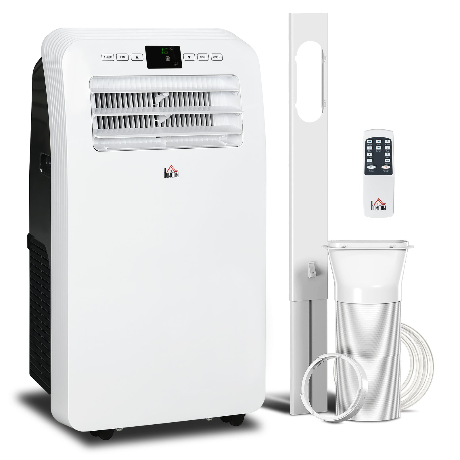12,000 BTU Three Mode Portable Air Conditioner - White