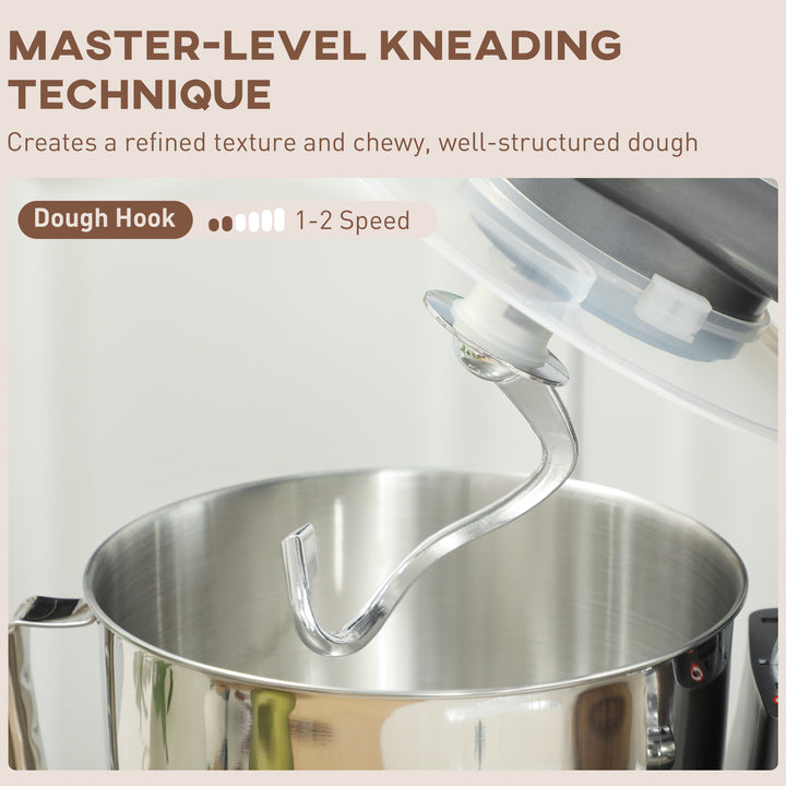 1300W Kitchen Stand Mixer, with Accessories - Silver
