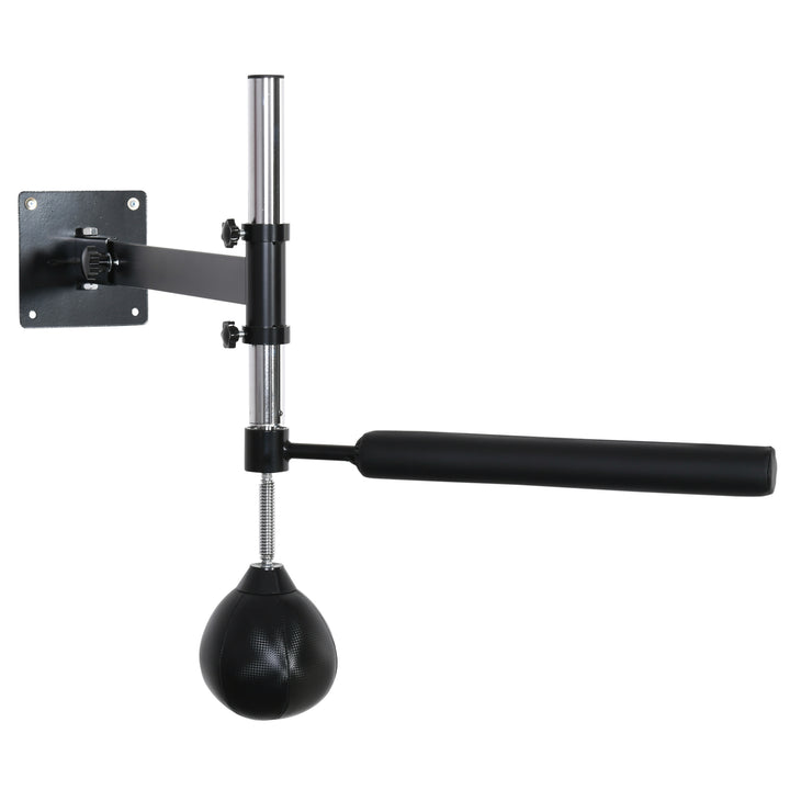 Wall Mount Fast-Reflexes Speed Bag Boxing, Height Adjustable Punching Bag, MMA, Martial Arts and Boxing Equipment for Training at Home