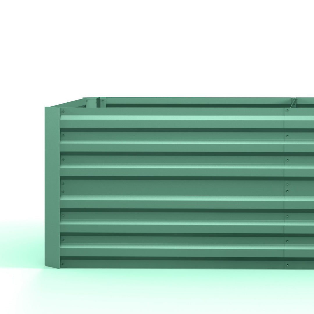 Raised Beds for Garden, Galvanised Steel Outdoor Planters with Multi-r