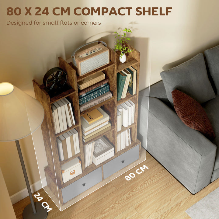 12 Shelf Storage Unit, with Drawers