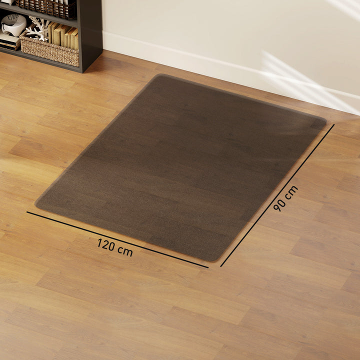 Chair Mat for Hard Floors, 90 x 120 cm Non-Slip Floor Mats for Wood/Tile Protection, Office & Home, Black