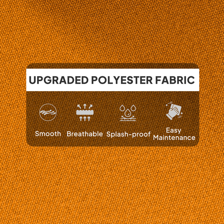 115 x 56cm Rocking Chair Padded Seat Cushion - Orange