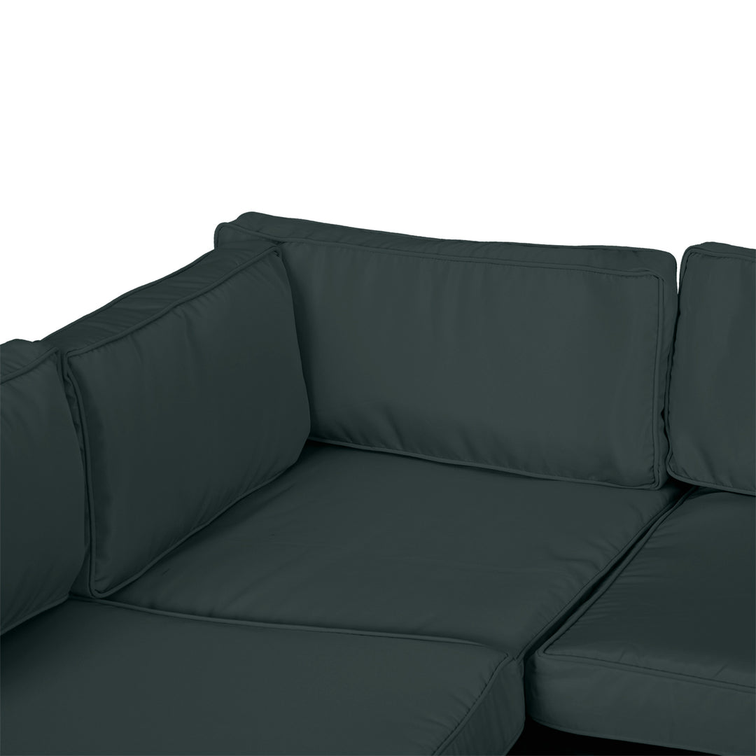 Garden Rattan Sofa Cushion Polyester Cover Replacement Outdoor- No Cus