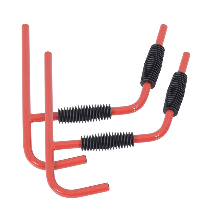 HOMCOM Canoe/Kayak Aluminum Wall Mount Hangers-Red | Aosom UK