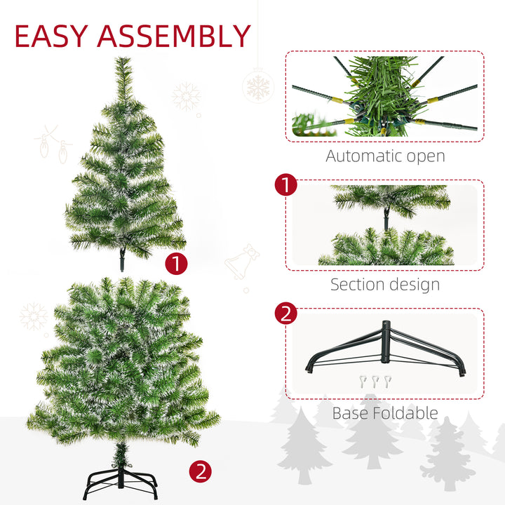 HOMCOM Artificial Christmas Tree, 1.5M-Green | Aosom UK