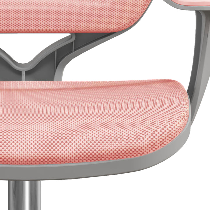 44-56cm Mesh Back Office Chair - Pink