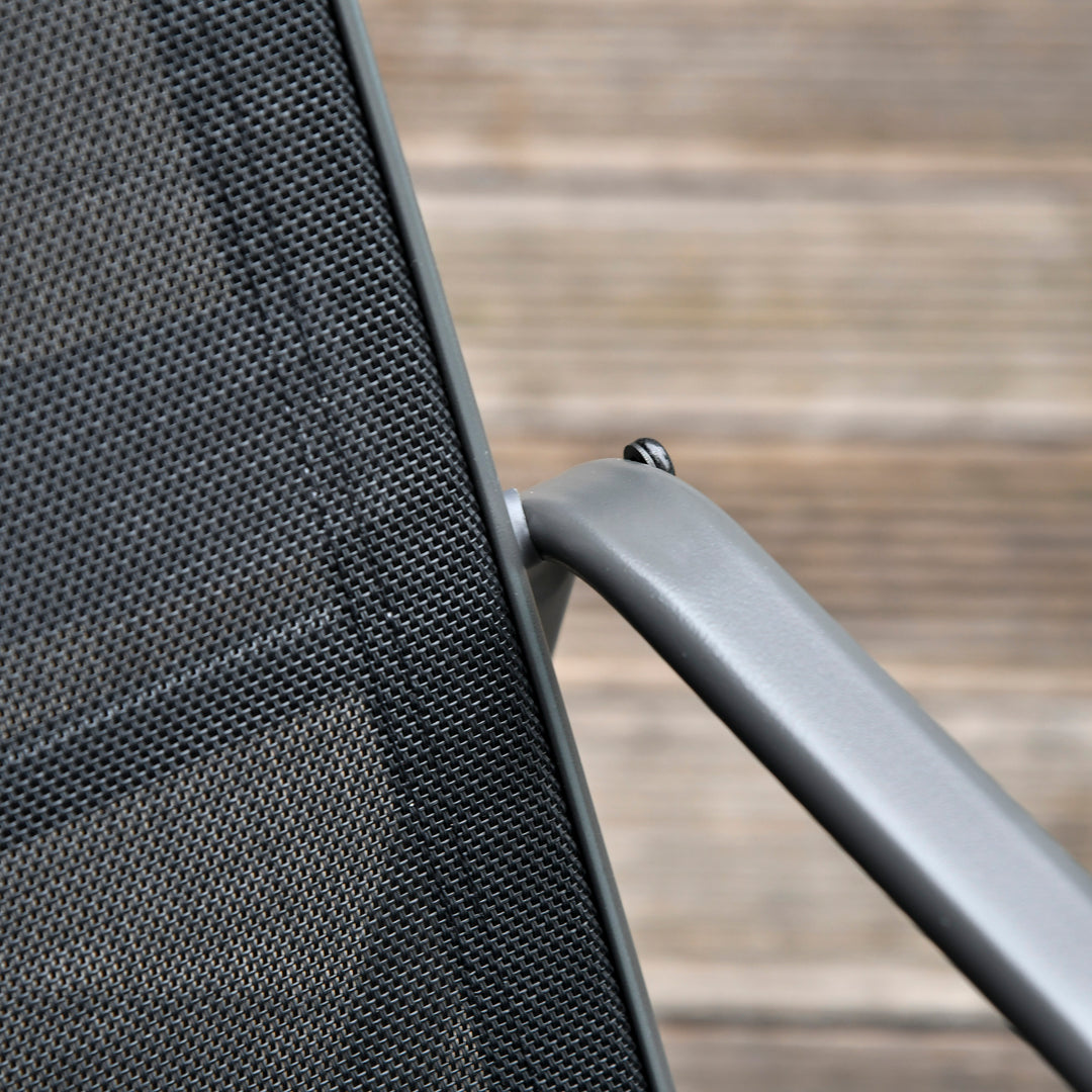 MCL Four-Piece Minimalistic Garden Sofa Set - Black