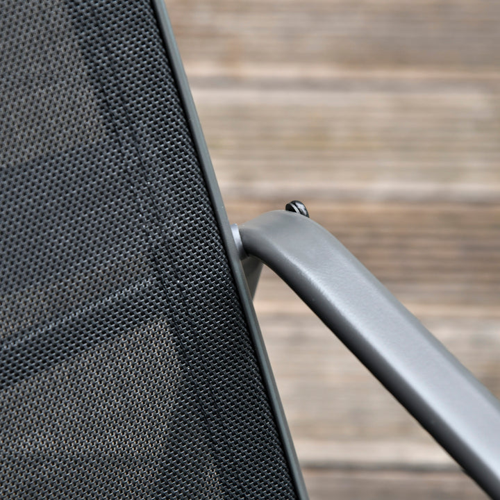 MCL Four-Piece Minimalistic Garden Sofa Set - Black