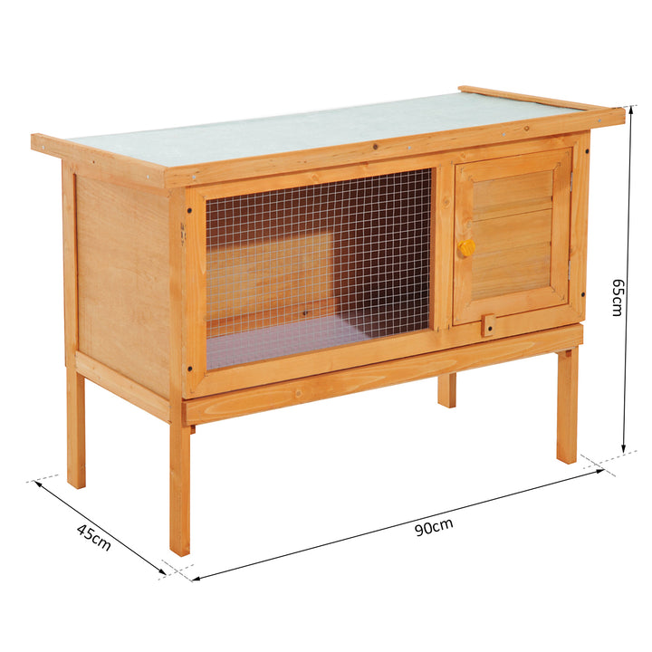 Guinea Pigs Hutches,90Lx45Wx65H cm-Fir Wood