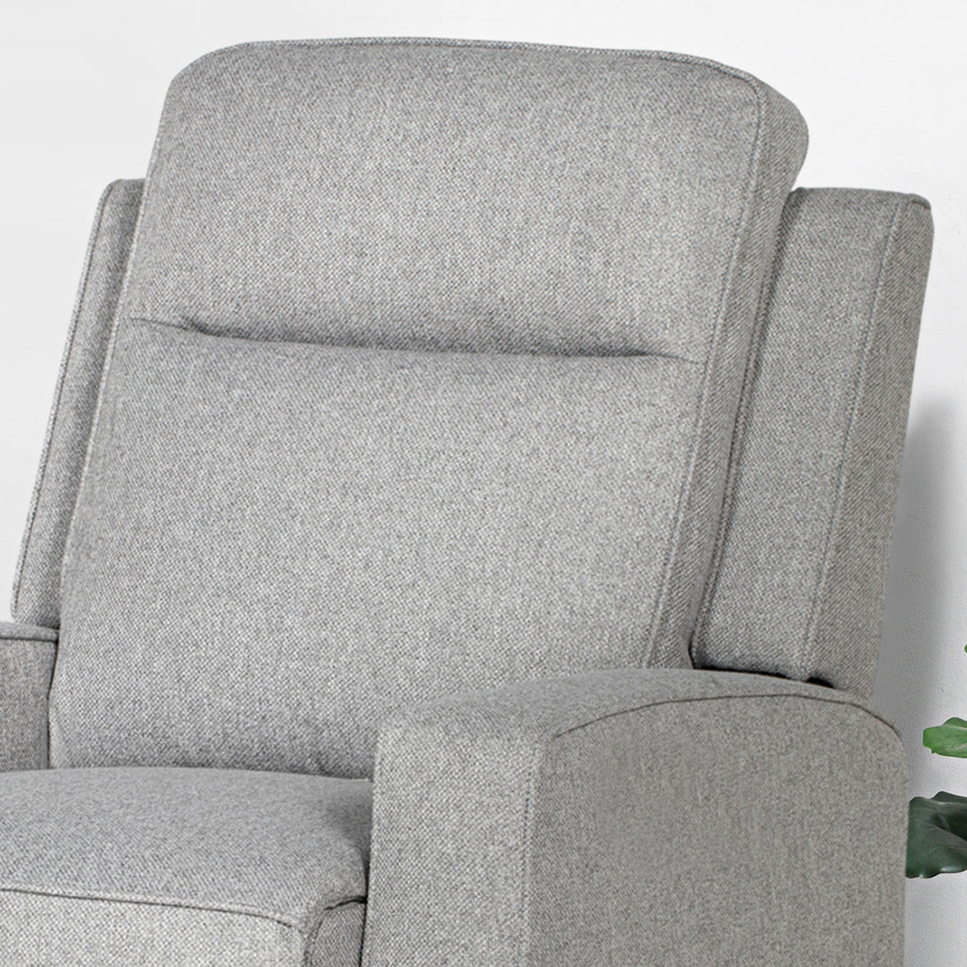 HOMCOM Electric Recliner Armchair, Recliner Chair with Adjustable Leg Rest, USB Port, Grey | Aosom UK