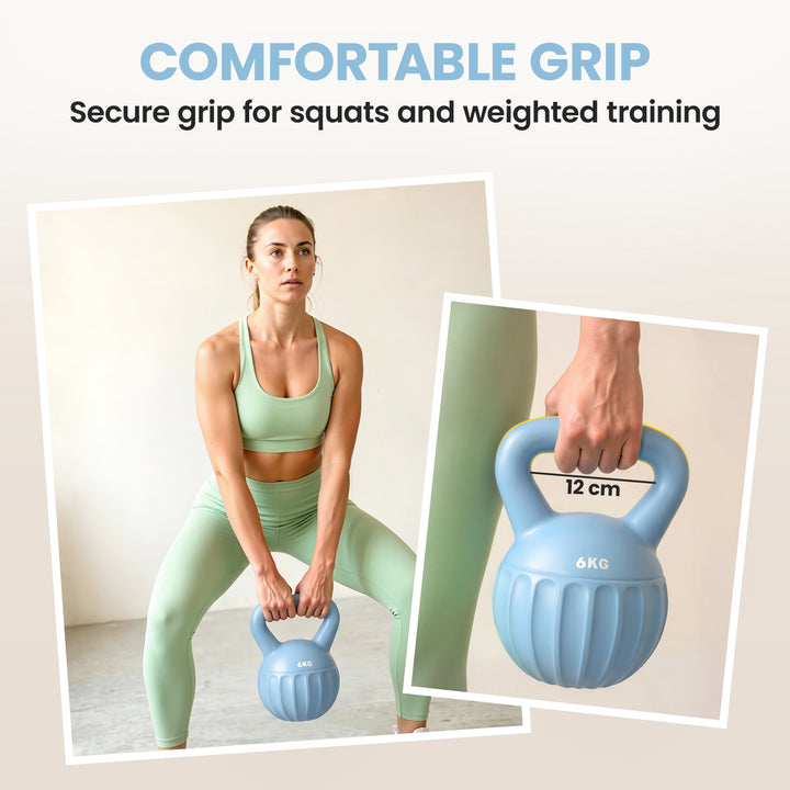 Kettlebell for Strength Training Kettle Bell with Non-Slip Handle 6 kg