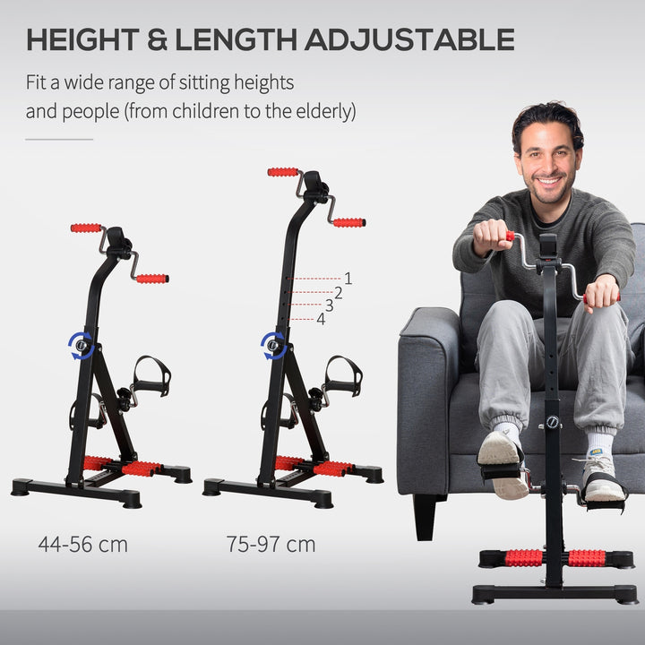 Portable Exercise Bike for Home Pedal Exerciser Height-adjustable 56L - view 4