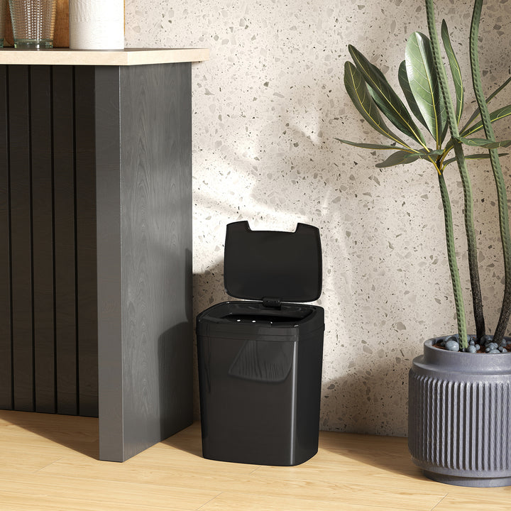 15L Sensor Bin, Automatic Touchless Kitchen Bin, Easy Clean, Battery Operated for Home Office, Bedroom, Bathroom
