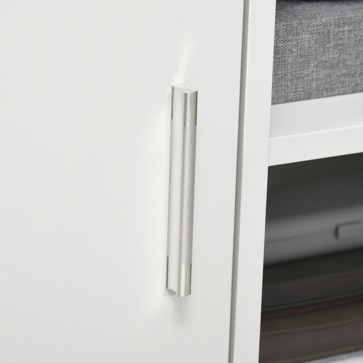 Multi-Storage Printer Stand, Mobile File Cabinet with Shelves, Modern 