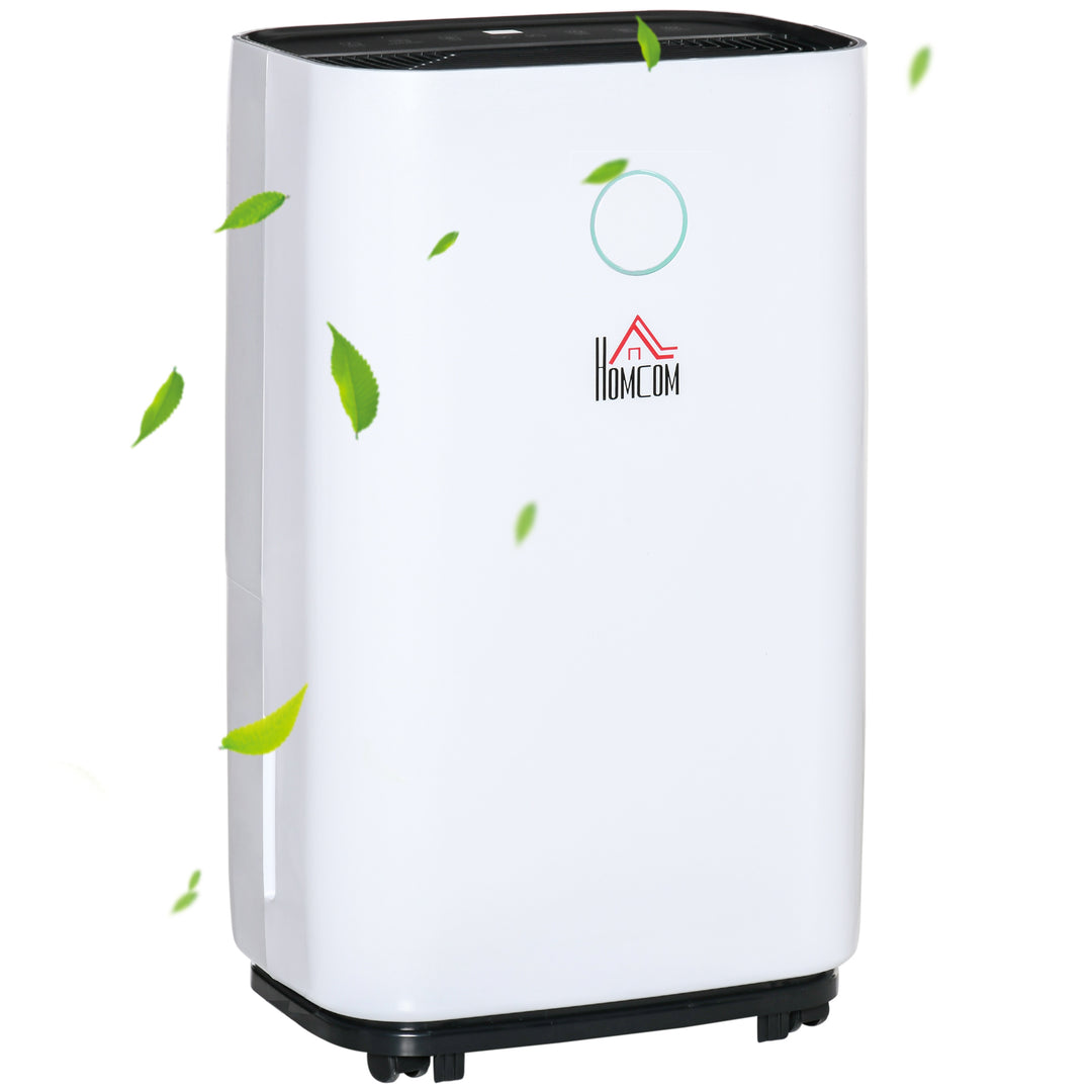 16L/Day Portable Dehumidifier for Home, with LED Screen, Sleep Mode, 24H Timer, Electric Air Dehumidifier for Damp Laundry Bedroom Basement