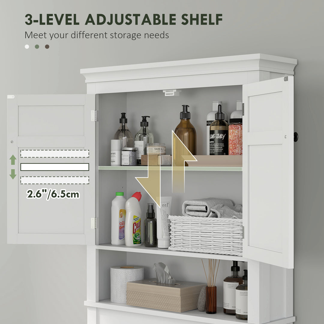 Over-Toilet/Appliance Storage Cabinet - White