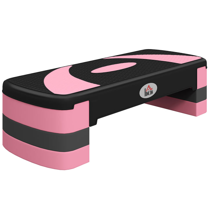 Aerobic Step with 3-Level Adjustable Heights for Home, Office