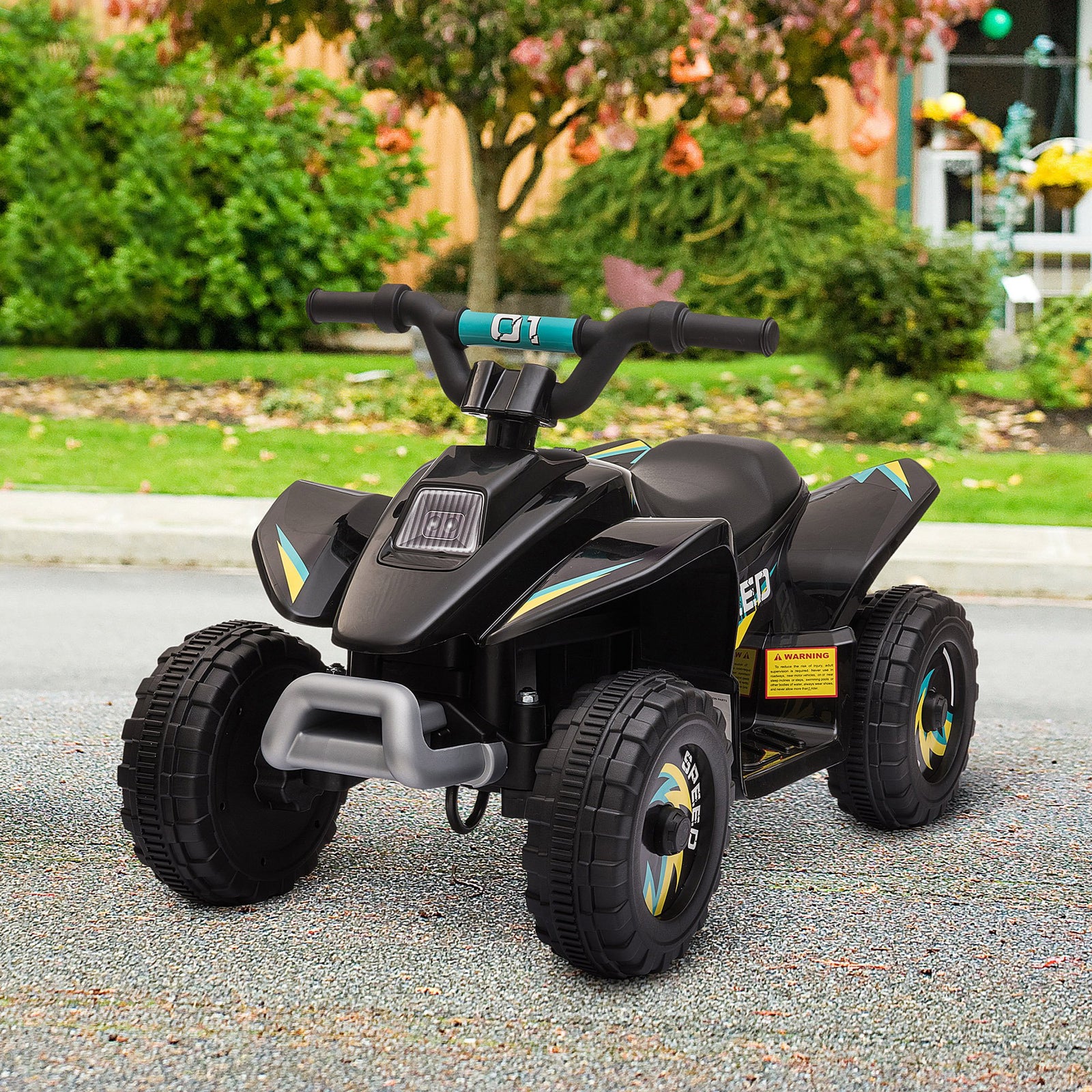 6V Kids Electric Ride on Car Forward Reverse Functions for Toddlers ag