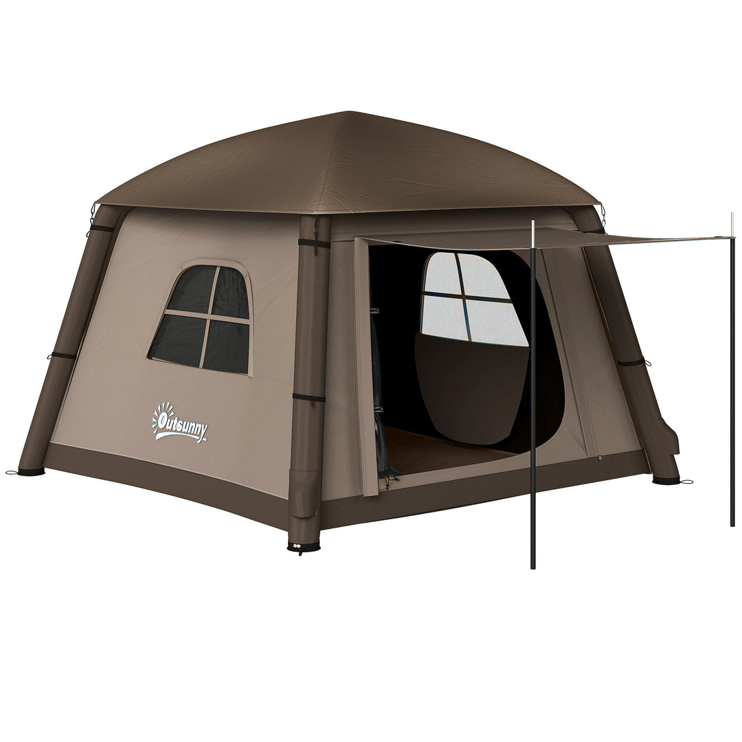 Blow Up Tent w/ Hand Pump, Inflatable Camping Tent, Easy Setup 1/2 Per