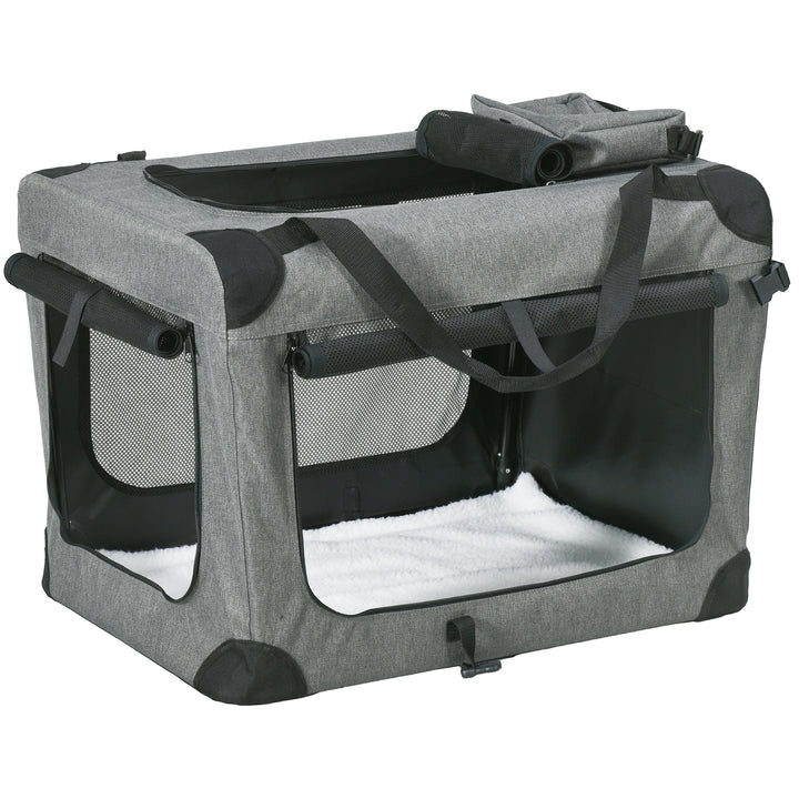 70cm Oxford Folding Pet Carrier Bag Grey
