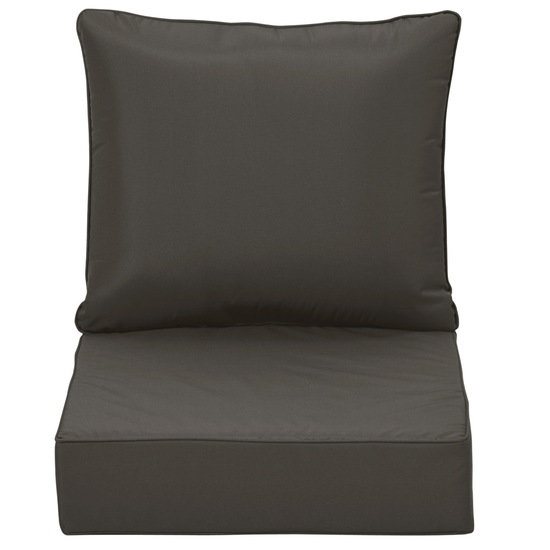 Outdoor Seat and Back Cushion Set Patio Deep Seating Chair Replacement Cushion