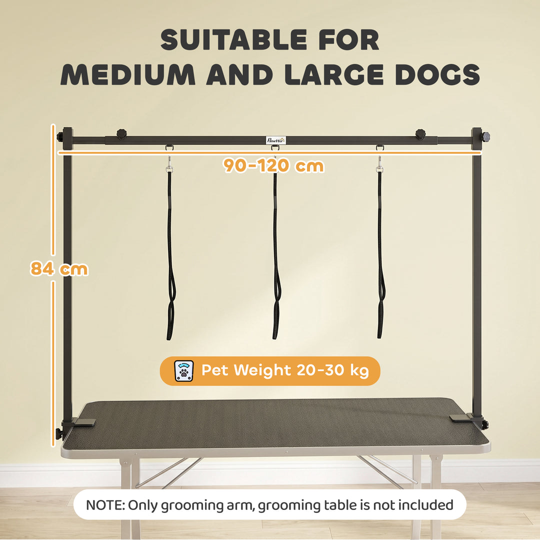 Dog Grooming Arm Adjustable H-Shape Dog Grooming Table Arm with Clamp 