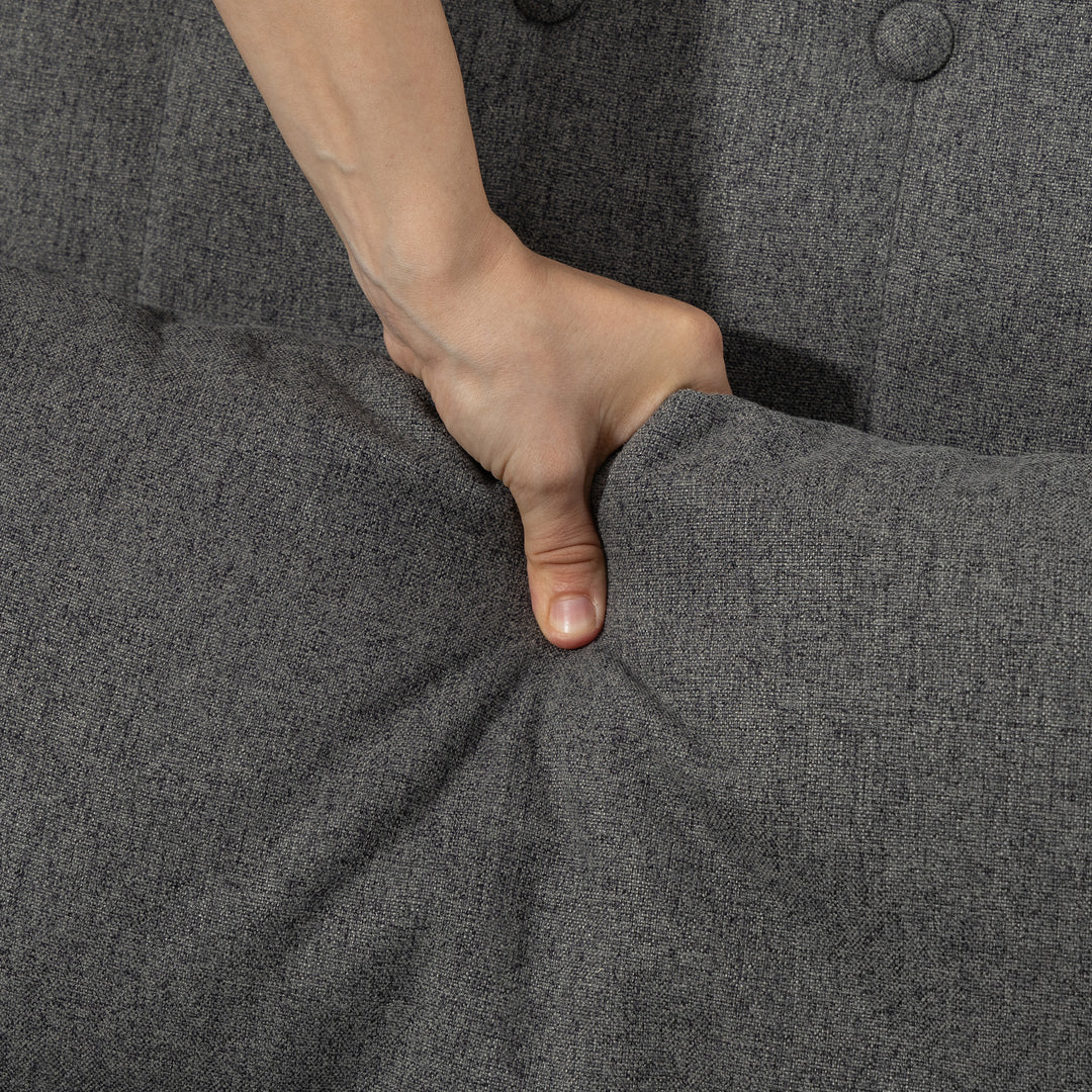 MCL Wood Frame Rocking Accent Chair - Grey