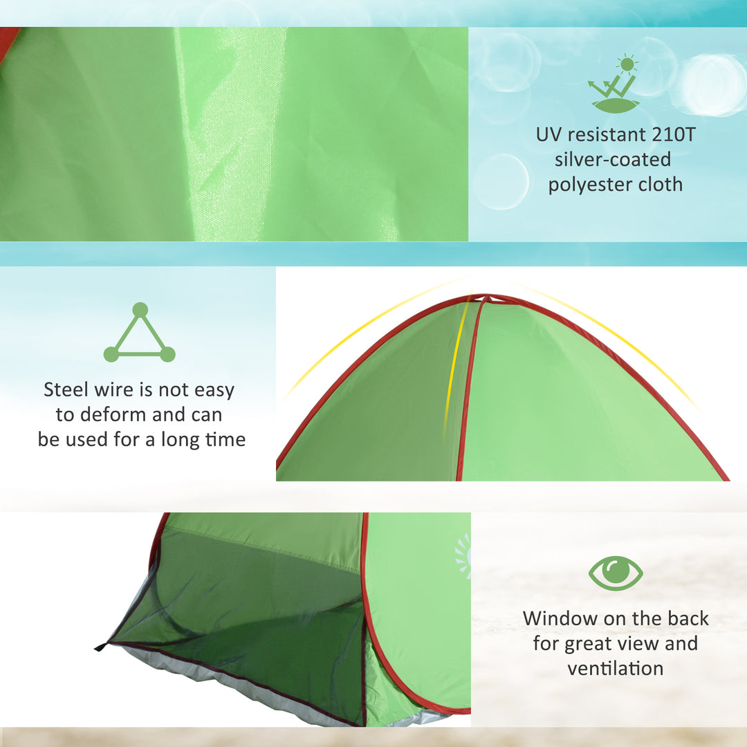 MCL Pop Up Tent Beach Fishing Camping UV Protection Patio Sun Shade Shelter