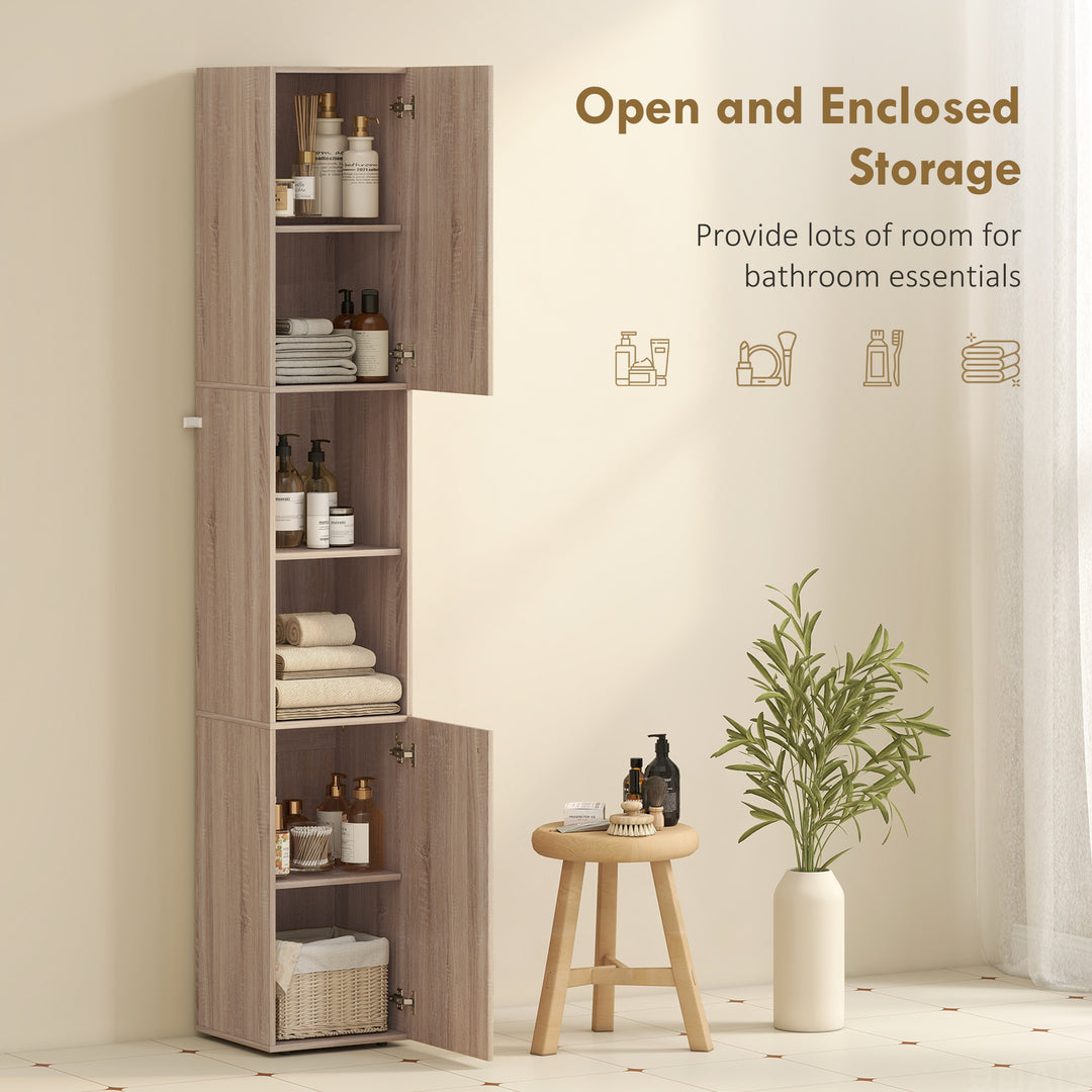 6-Tier Tall Bathroom Cabinet