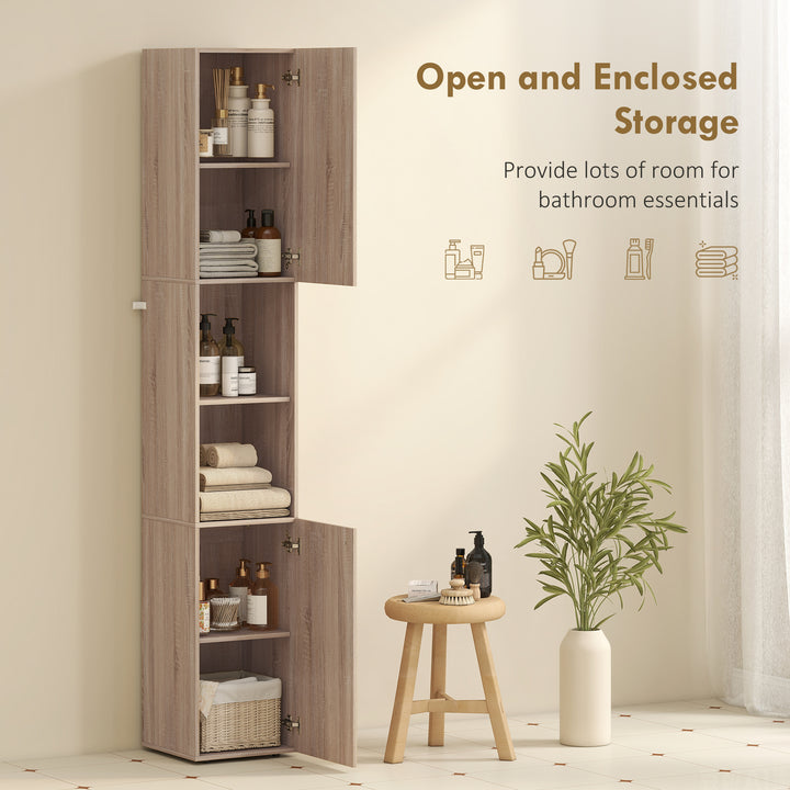 6-Tier Tall Bathroom Cabinet