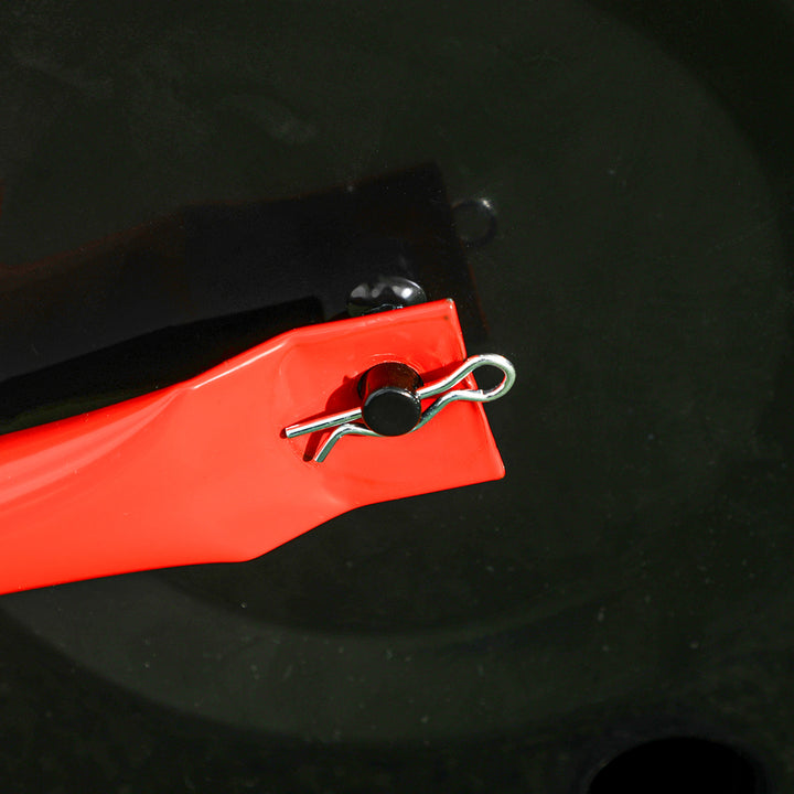 38L Fillable Cylinder Steel Lawn Roller - Red