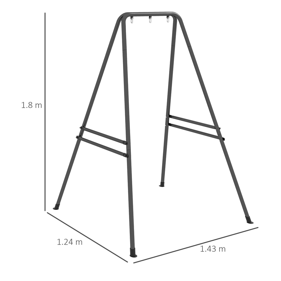 Hammock Chair Stand, Hanging Heavy Duty Metal Frame Hammock Stand for 