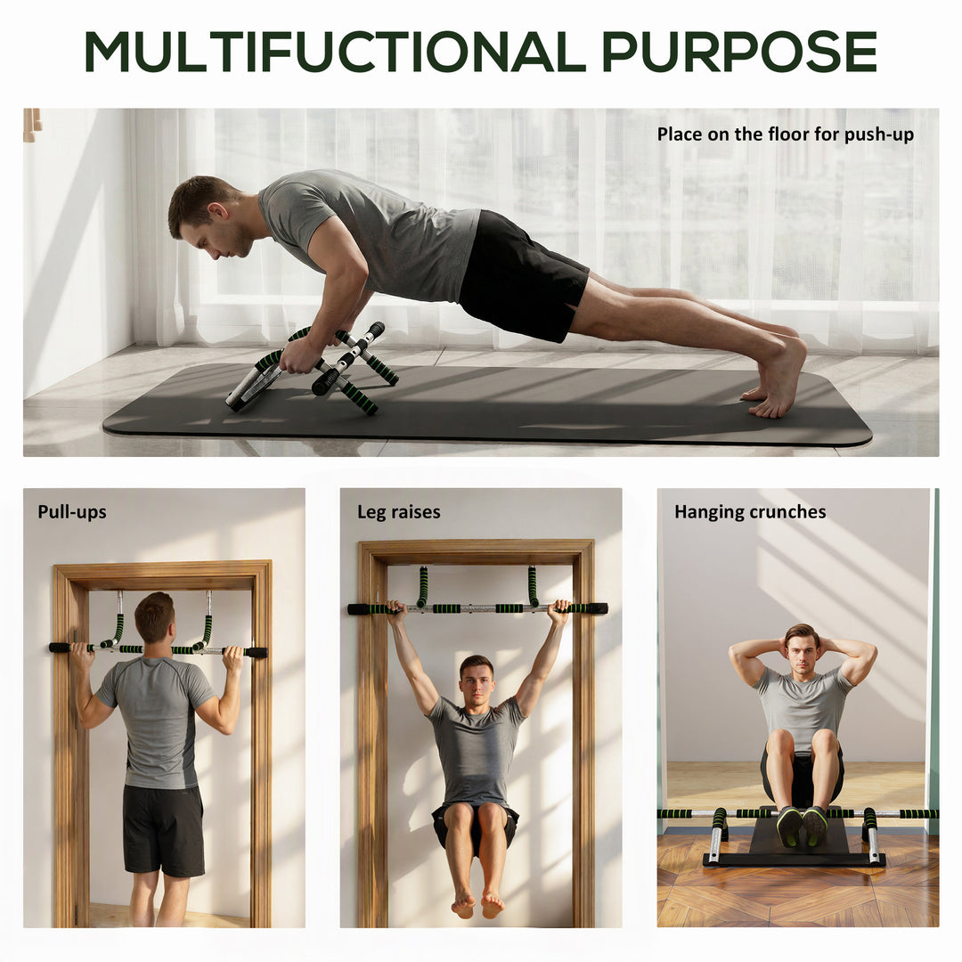 Doorway Pull up Bar, Door Frame Chin up Push up Bar for Home Gym - view 4