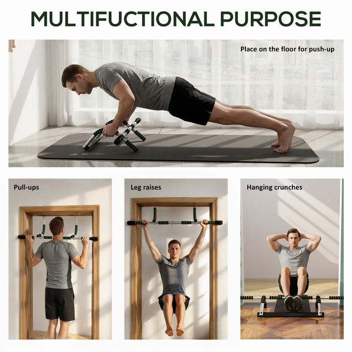Doorway Pull up Bar, Door Frame Chin up Push up Bar for Home Gym - view 4