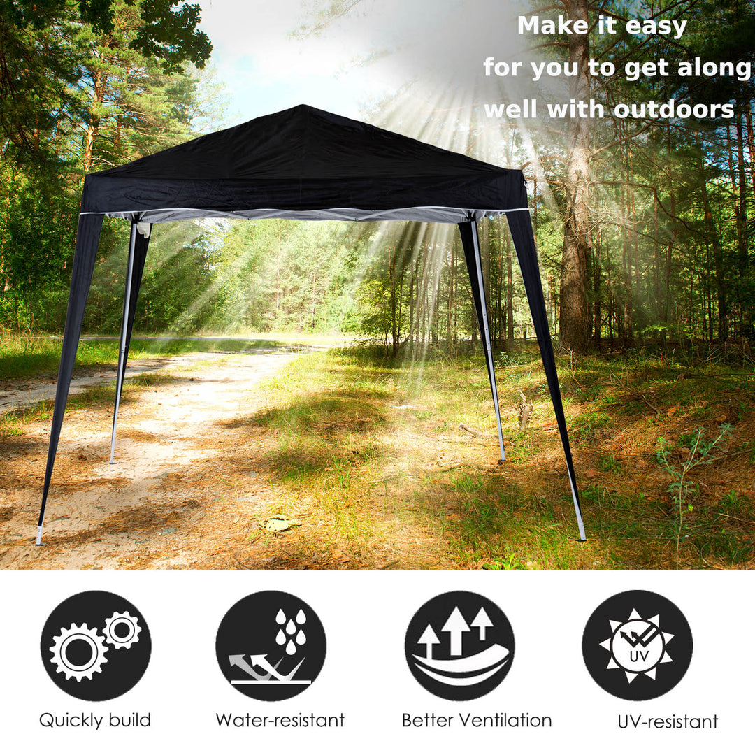 Outsunny Pop-Up Tent,  3Lx3Wx2.4H m-Black