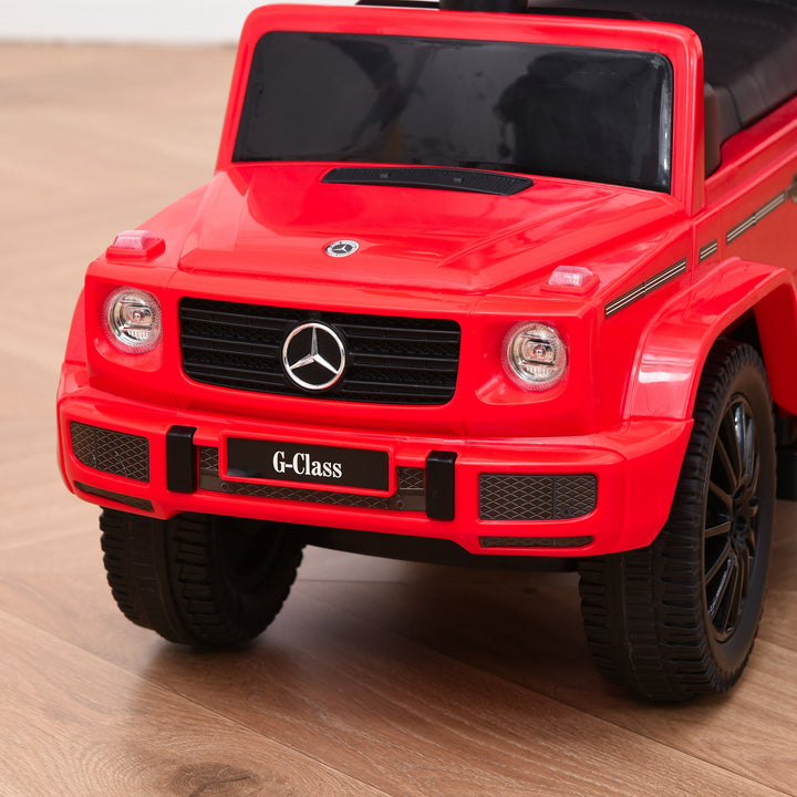 3 in 1 Kids Children Ride on Push Car Toddler Sliding Car G350 Licensed Walker Foot to Floor Slider Push-Along with Horn Steering Wheel NO POWER Manual, Red