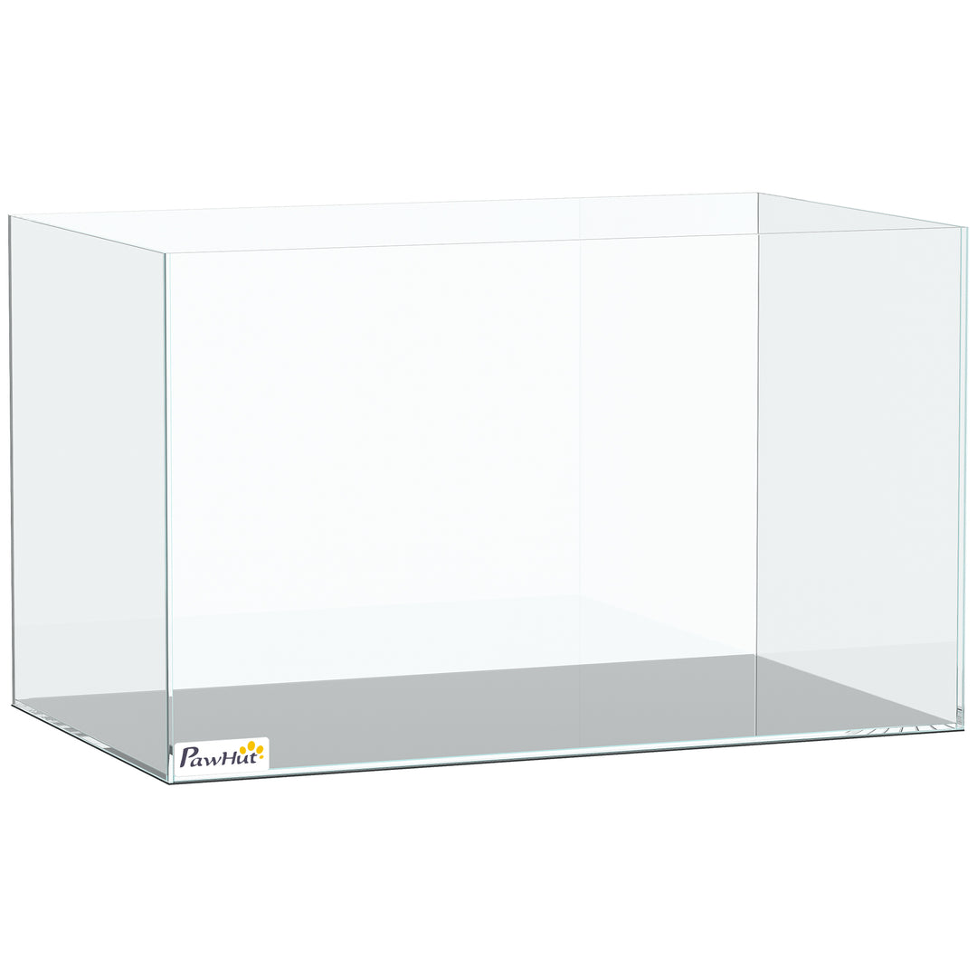 Fish Tank Bare Glass for DIY Glass Aquarium with Protective Base Mat 4