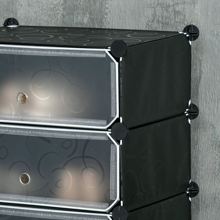 MCL Six Cube Modular Storage Storage Unit - Black