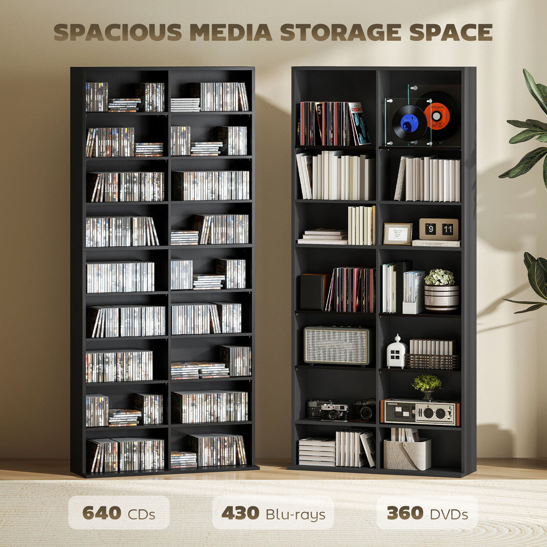 640 CD Storage Tower - Black