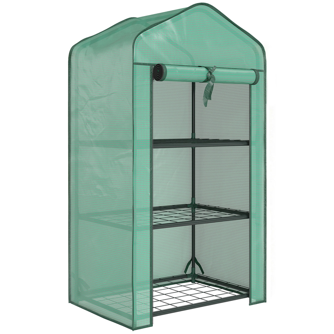 Three-Tier Mini Greenhouse - Green