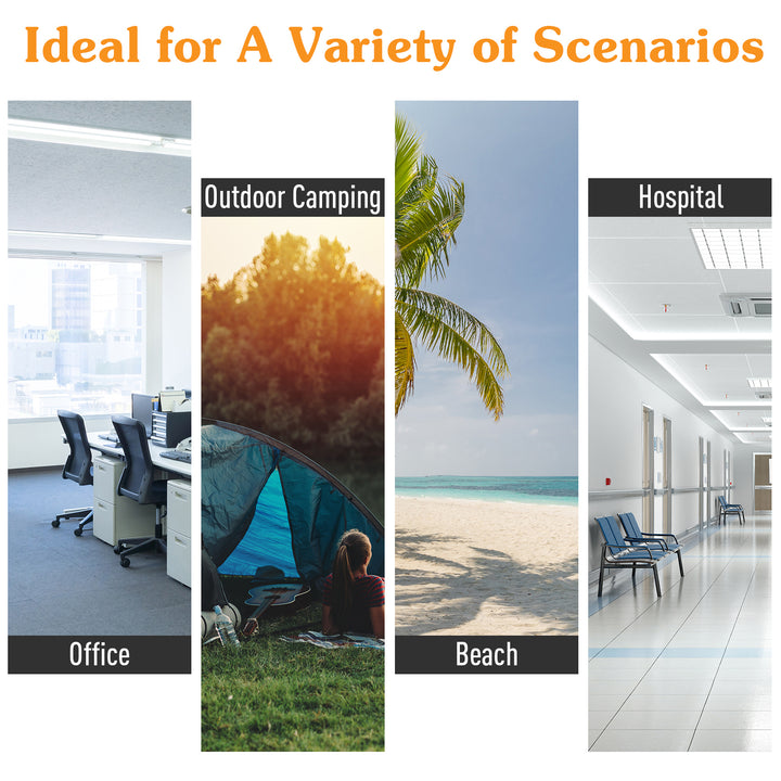 MCL Single Person Camping Bed Folding Cot Outdoor Patio Portable Military Sleeping Bed Travel Guest Leisure Fishing with Side Pocket and Carry Bag - Black