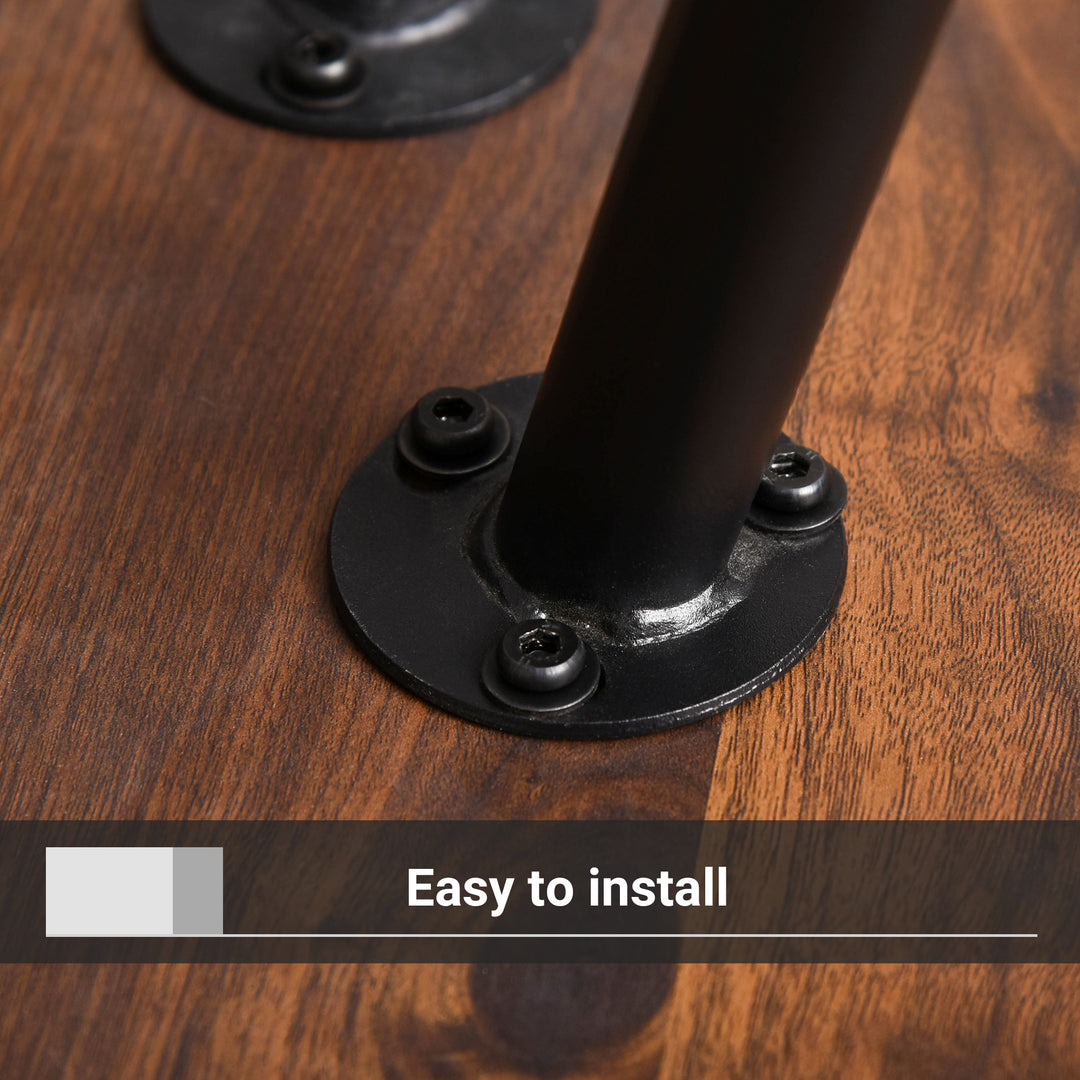 MCL Set of Two Scandinavian-Style Coffee Tables - Walnut