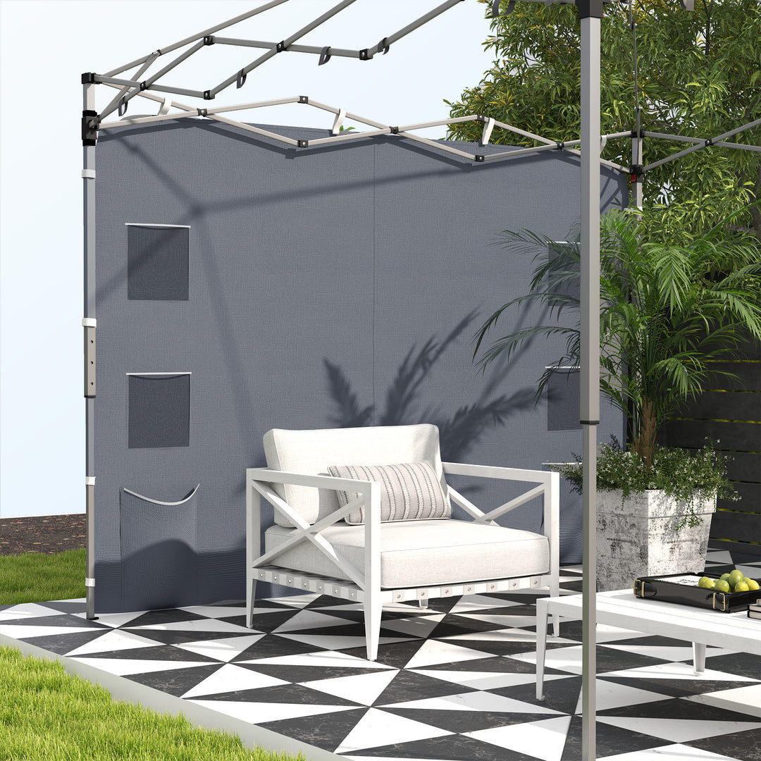 195 x 295cm Replacement Gazebo Sidewall - Grey
